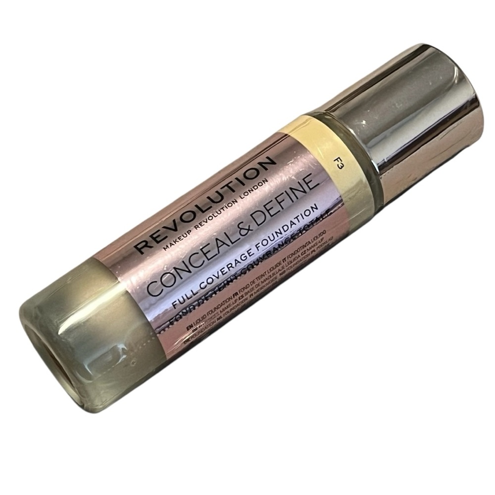 F3 Revolution Conceal & Define Liquid Foundation Full Coverage Light Cool